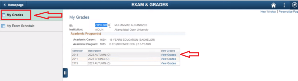 How can I check my AIOU 2024 result?