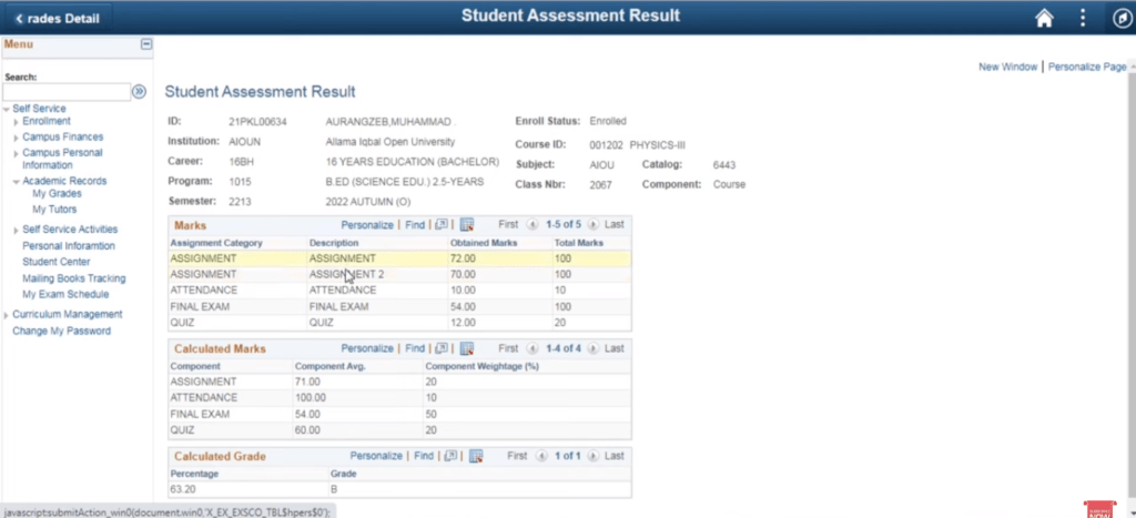 How can I check my AIOU 2024 result?