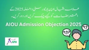 AIOU Admission Objection 2025
