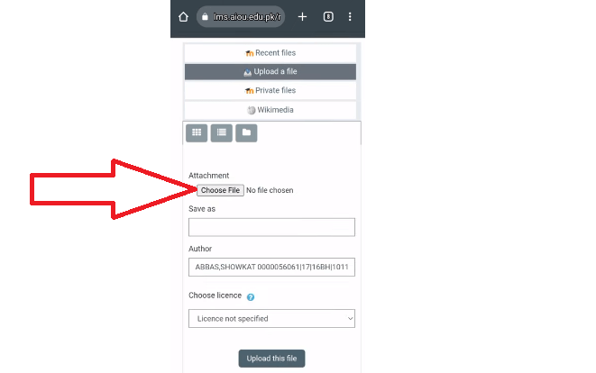 How to Upload Assignment on LMS AIOU
