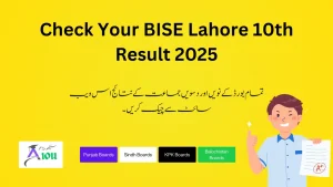 BISE Lahore 10th Result 2025