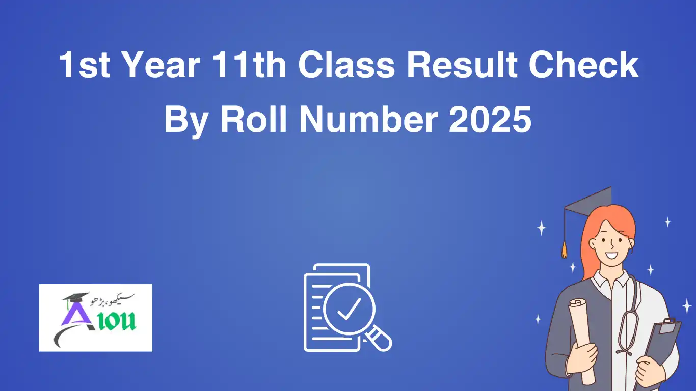 1st year result check by roll number 2025
