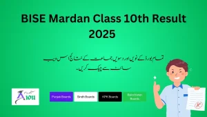 BISE Mardan Class 10th Result 2025