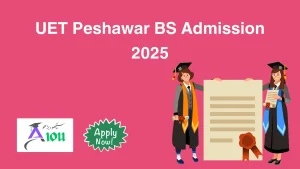 UET Peshawar BS Admission 2025