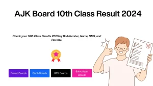 AJK Board 10th Class Result 2024