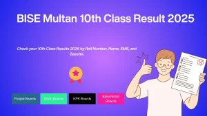 BISE Multan 10th Result 2025