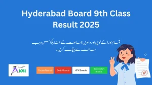 Hyderabad Board 9th Class Result 2025