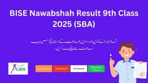 BISE Nawabshah Result 9th Class 2025 (SBA)