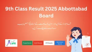 9th Class Result 2025 Abbottabad Board