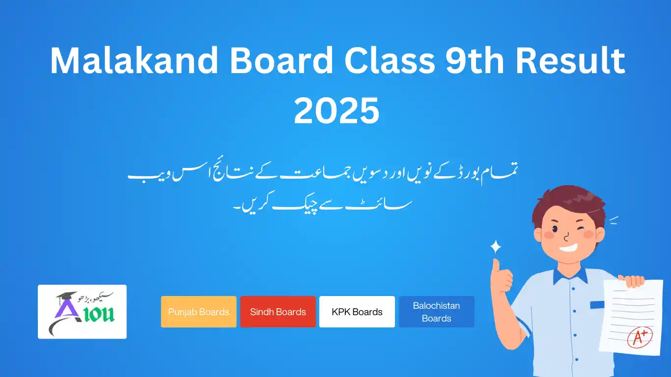 Malakand Board Result 2025 class 9