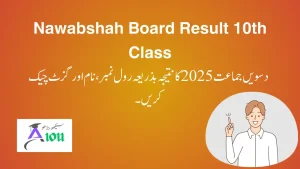 Nawabshah Board Result 10th Class 2025