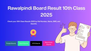 Rawalpindi Board Result 10th Class 2025