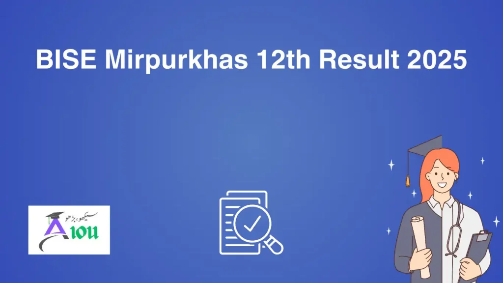 BISE Mirpurkhas 12th Result 2025