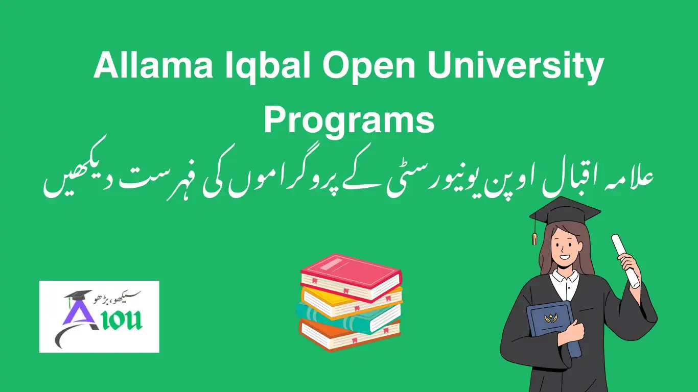 Allama Iqbal Open University Programs
