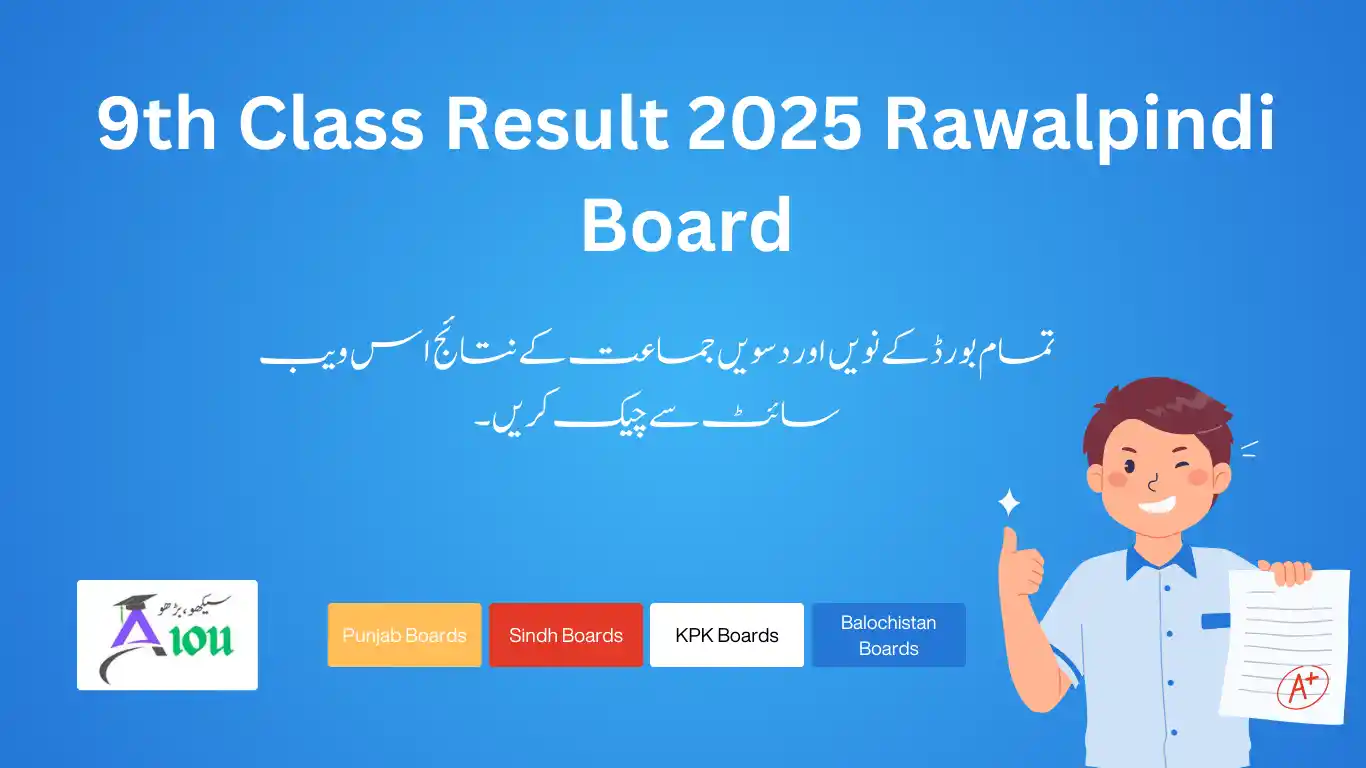 9th Class Result 2025 Rawalpindi Board