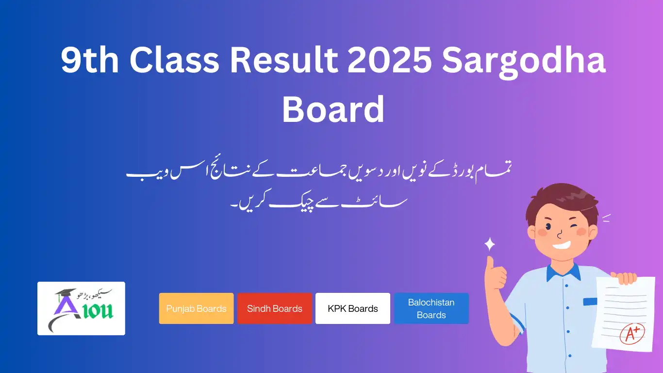 9th Class Result 2025 Sargodha Board